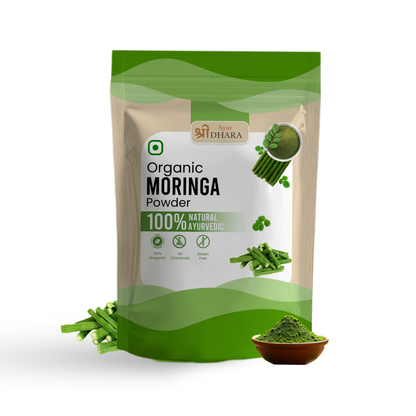 Organic Moringa Leaf Powder - Metabolism & Energy Support