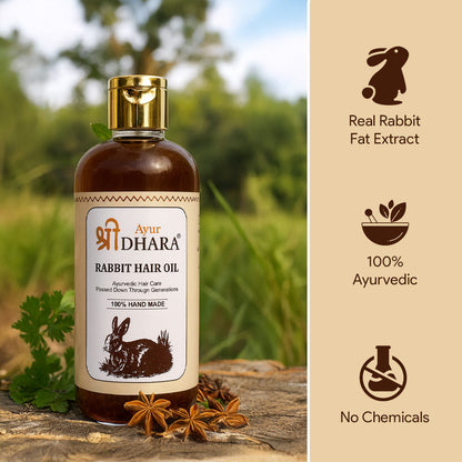 SriAyurdhara Rabbit Hair Oil