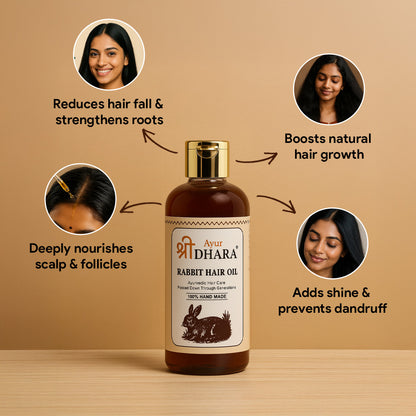 SriAyurdhara Rabbit Hair Oil